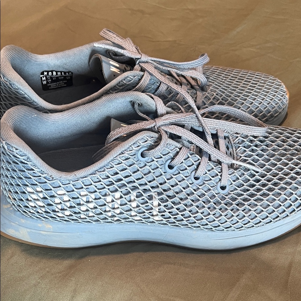 NOBULL Women's Gray Mesh Sneakers